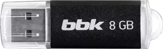 Флеш-накопитель BBK 008G-RCT черный, 8Гб, USB2.0, ROCKET серия накопитель