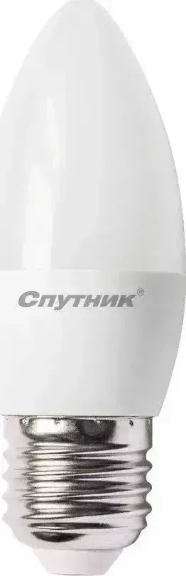 Лампа светодиодная СПУТНИК C37 10W/4000K/E27 Светодиодная лампа