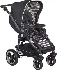 Коляска прогулочная Teutonia BeYou (Теутония БиЮ) V4 Elite Graphite (WHL3) 6100-6160 Twinkle