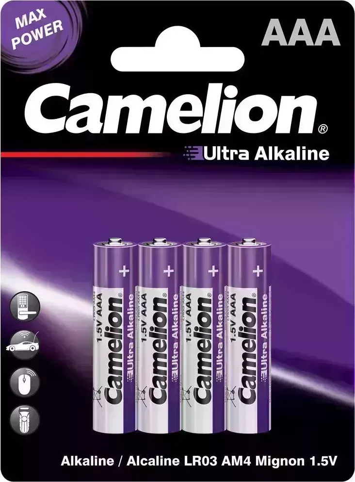 Батарейки CAMELION (14985) Ultra BL-4 LR03