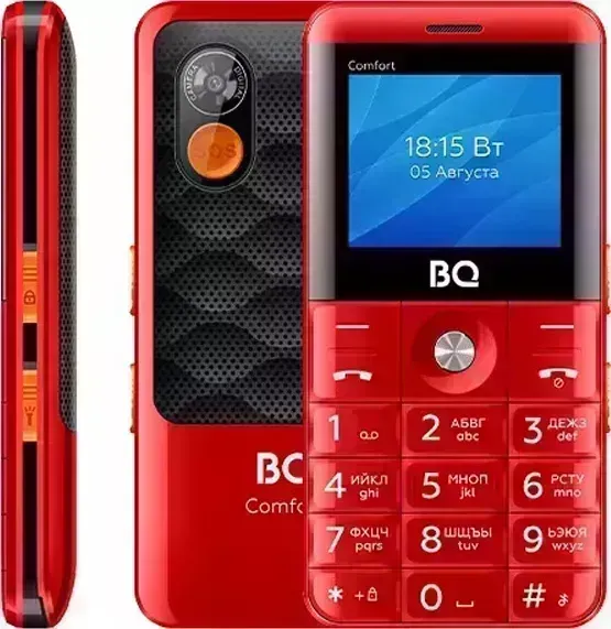 Мобильный телефон BQ 2006 Comfort Red+Black