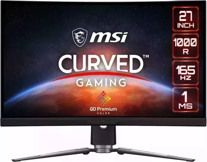 Монитор MSI LCD MPG ARTYMIS 273CQR QD 27'' 16:9 2560x1440(WQHD), VA, 165 Гц, Black