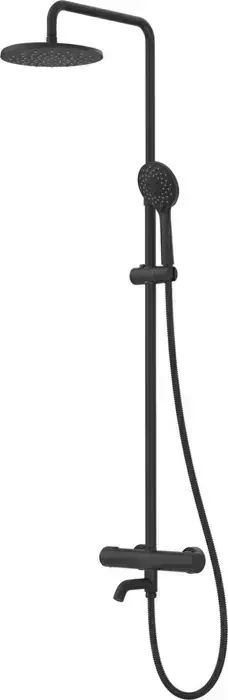 Душевая система Gappo G2490-6 с термостатом, черная (6959477656576)