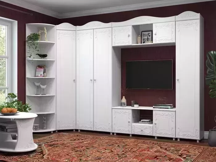 Гостиная Олимп Италия-5 (ИТ-13+ИТ-25+ИТ-42+ИТ-65+ИТ-28+ИТ-16)