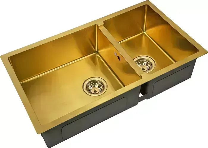Мойка кухонная ZorG Inox SZR-78-2-44 бронза