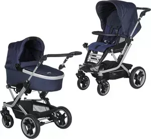 Коляска 2 в 1 Teutonia 2 в 1 Mistral S V4 Titanium 6025 Atlantic