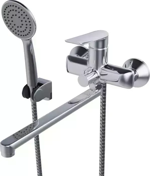 Смеситель для ванны Mixline ML29-02 универсальный, хром (4610211001015)