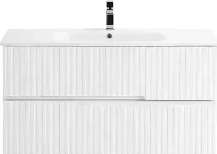 Тумба под раковину CEZARES Duet 100х45 Bianco Lucido (DUET-1000-2C-SO-BL)