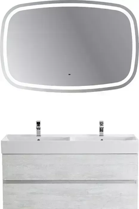 Мебель для ванной CEZARES Molveno 46 120х46 с двойной раковиной, Legno Bianco