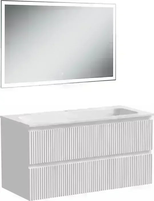 Мебель для ванной Sancos Snob R 100х45 Bianco