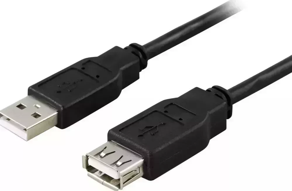 Кабель VS (U530) USB2.0 Aвилка-Арозетка, 3,0 м черный