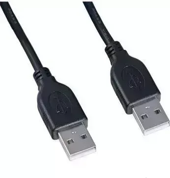 Кабель VS (U418) USB2.0 Aвилка-Авилка, 1, 8м черный