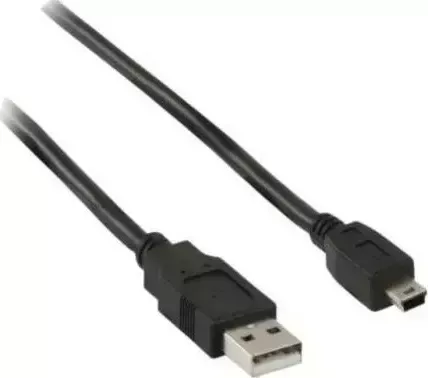 Кабель VS (U330) USB2.0 A вилка-MiniUSBвилка, 3,0м черный