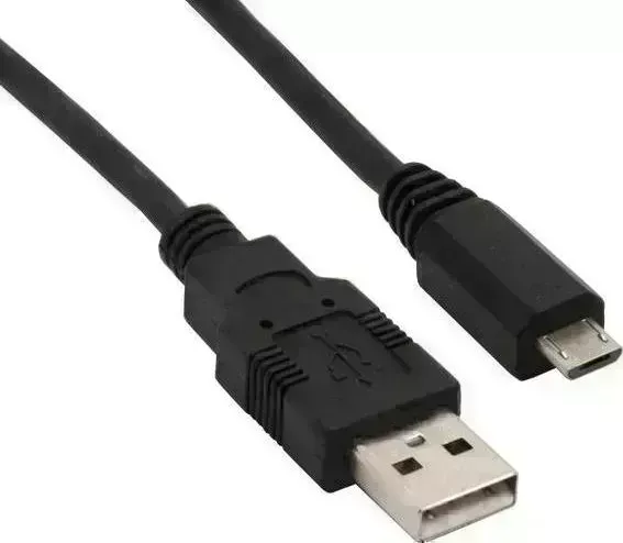 Кабель VS (U018) USB2.0 A вилка-MicroUSB вилка, 1, 8м черный