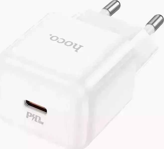 Сетевой адаптер HOCO (6931474789914) N32 Glory PD30W single port charger (белый)