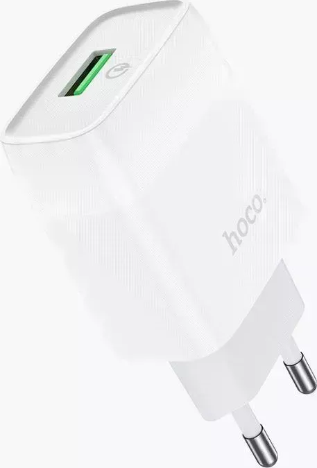 Сетевой адаптер HOCO (6931474732514) C72Q Glorious single port charger (белый)