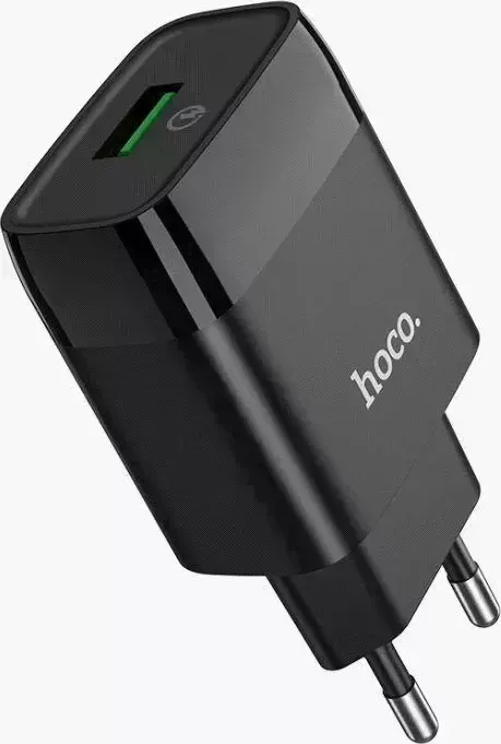 Сетевой адаптер HOCO (6931474732507) C72Q Glorious single port charger (черный)