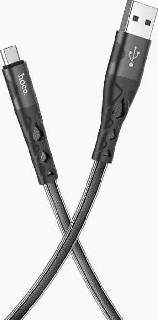 Кабель HOCO (6931474757609) U105 USB (m)-microUSB (m) 1.2м - черный -micro -