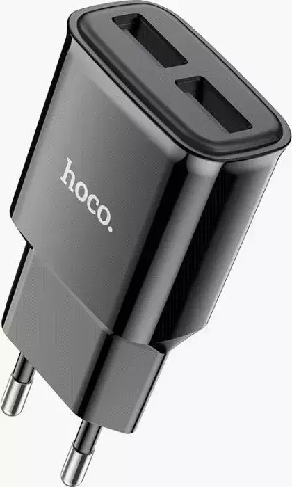 Сетевой адаптер HOCO (6931474749482) C88A Star round dual port (черный)