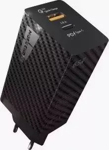 Сетевой адаптер MORE CHOICE (4627151198170) NC76S Smart 2USB 3.0A PD 18W+QC3.0, черный