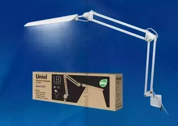 Светильник настольный UNIEL (10610) TLD-524 WHITE/LED/500LM/4500K/DIMMER
