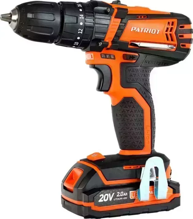 Дрель аккумуляторная PATRIOT 180201205 BR 201UES-H -шуруповерт УДАРНЫЙ Дрель BR