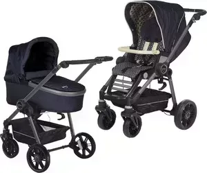Коляска 2 в 1 Teutonia 2 в 1 Bliss Graphite 6015-6075 Astronomy с ручным тормозом
