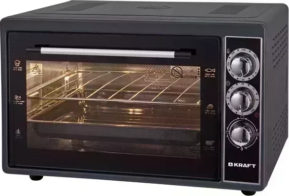 Мини-печь KRAFT KF-MO 4500 BL черный