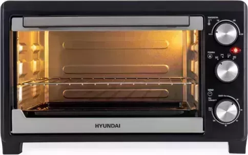 Мини-печь HYUNDAI MIO-HY072 серебристый/черный
