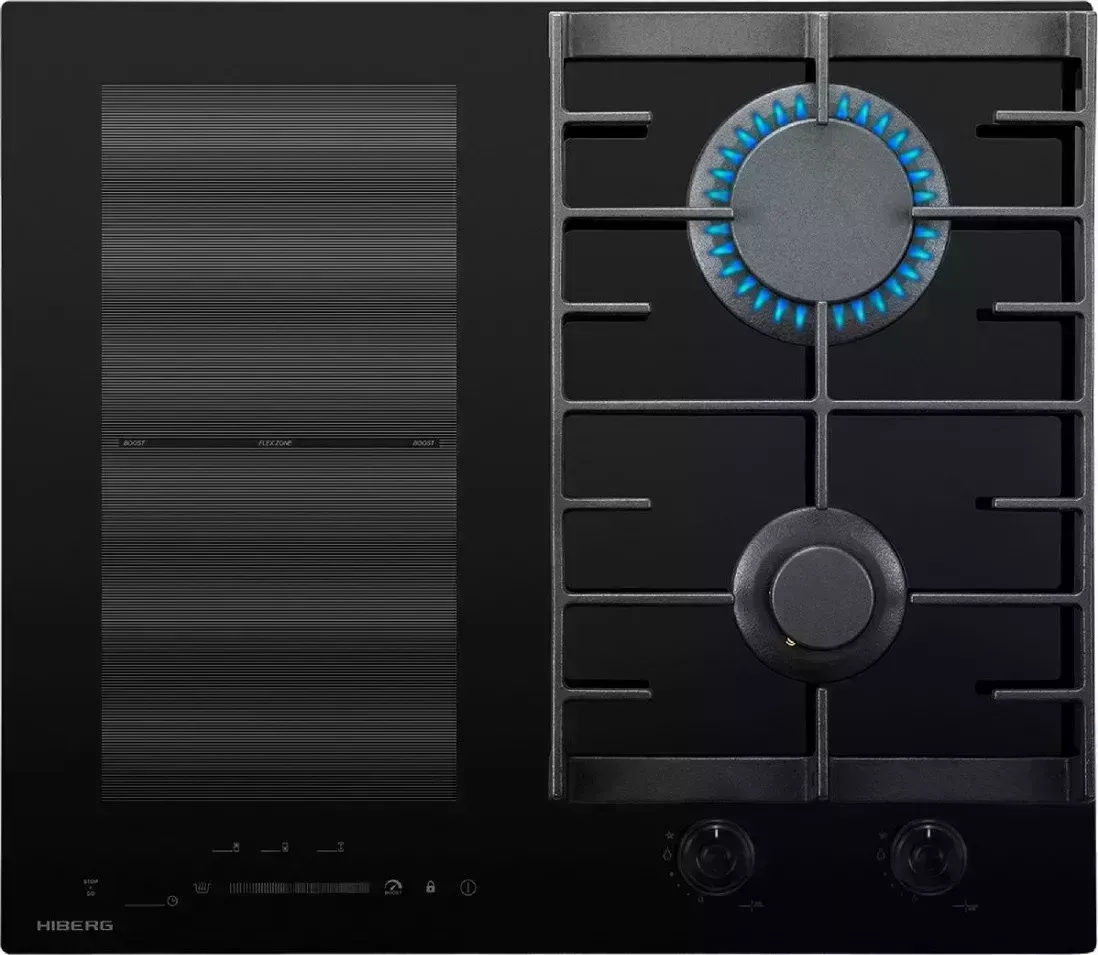 Панель варочная комбинированная Hiberg i-VM 6021 B Комбинированная B