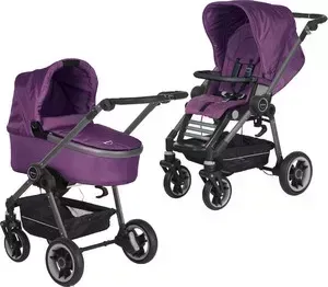 Коляска 2 в 1 Teutonia 2 в 1 Bliss Graphite 6030 Amethyst с ручным тормозом
