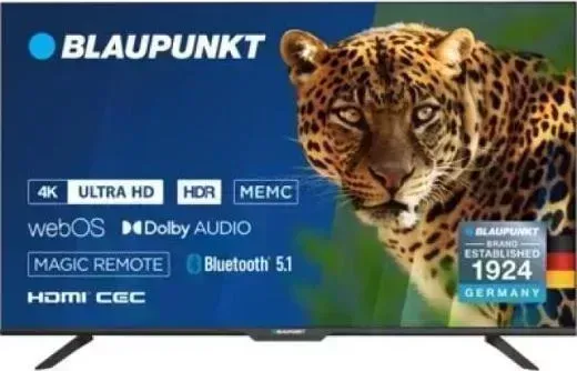 Телевизор BLAUPUNKT 43UW5000T SMART TV UltraHD 4K безрамочный