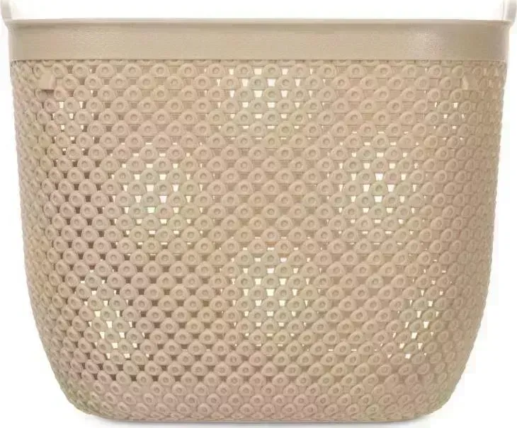 Корзина HOBBY LIFE HL041281L DIAMOND латте 22х22х17.5см круглая с ручками