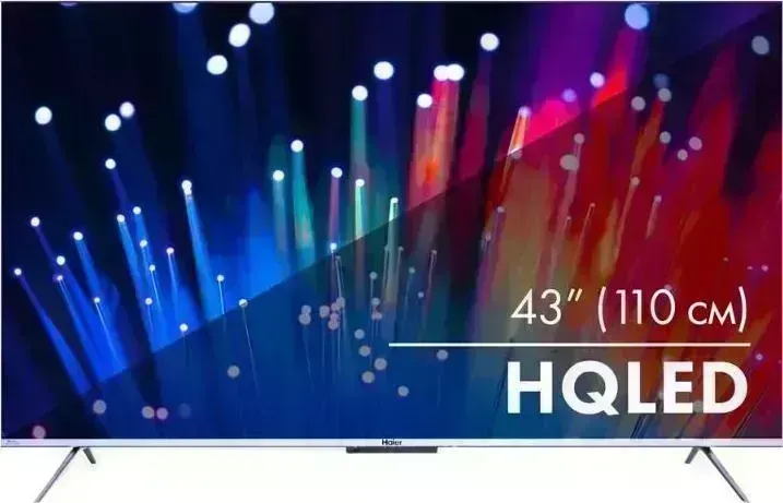 Телевизор HAIER SMART TV S3, QLED, 4K ULTRA HD, серебристый 43" TV S3 Q 4K HD