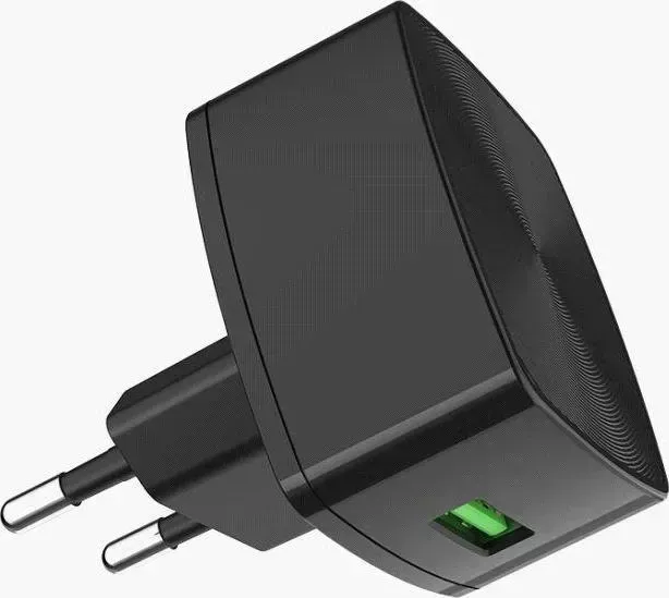 Сетевой адаптер HOCO (6931474706638) C70A Cutting-edge single port QC3.0 (черный)