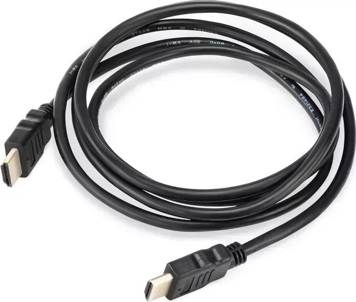 Кабель HDMI Buro HDM 1.4 (m)/ (m) 1.8м. позолоч.конт. черный (BHP RET 18)