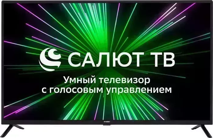 Телевизор Hyundai H-LED43BS5001 Салют ТВ черный FullHD 60Hz DVB-T DVB-T2 DVB-C DVB-S DVB-S2 USB WiFi SmartTV