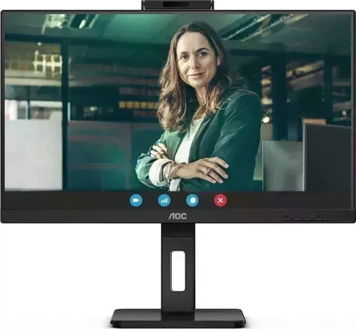 Монитор AOC 23.8" 24P3QW черный IPS 4ms 16:9 HDMI M/M матовая HAS Piv 1000:1 300cd 178гр/178гр 1920x1080 DP FHD 4.41кг (24P3QW)