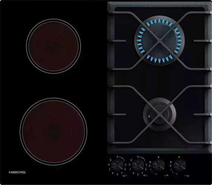 Панель варочная комбинированная Hiberg VM 6020 B Комбинированная VM B