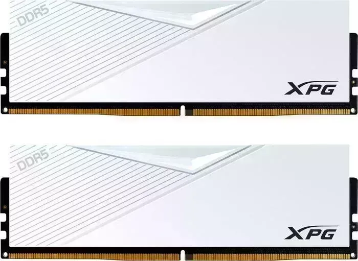 Память оперативная ADATA 32Gb (2 x16GB) DDR5 UDIMM, XPG Lancer, 5600 MHz CL36-36-36, 1.25V, Белый Радиатор AX5U5600C3616G-DCLAWH