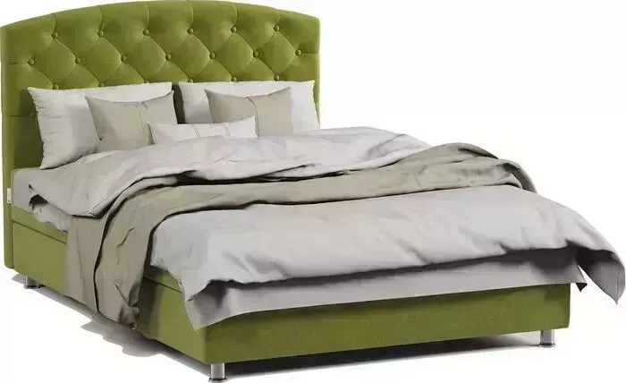 Кровать Шарм-Дизайн односпальная с подъемным механизмом Премиум 90 велюр Дрим эппл