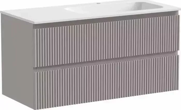 Тумба под раковину Sancos Snob R 100х45 правая, Doha Soft (SNR100RSM)
