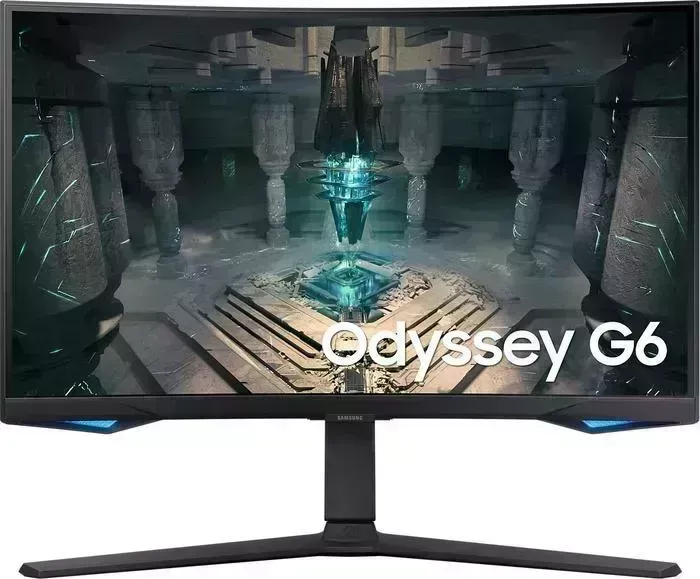 Монитор Samsung 27" Odyssey G6 S27BG650EI черный VA 16:9 HDMI M/M полуматовая HAS Piv 350cd 178гр/178гр 2560x1440 (LS27BG650EIXCI)