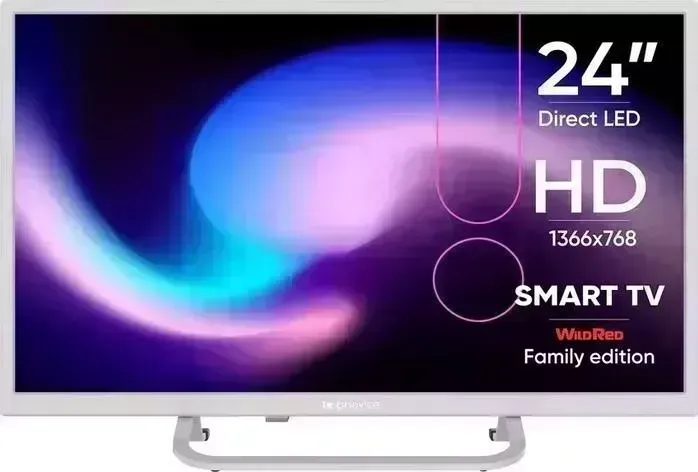 Телевизор Topdevice TDTV24BS02H_WE белый (24", HD, 60Гц, SmartTV, WildRed, WiFi)