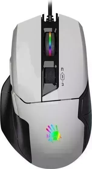 Мышь проводная A4Tech Bloody W70 Max, белый, оптическая (10000dpi) USB