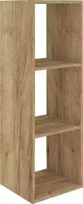 Стеллаж Mixline 368х1072х330 3 ячейки, табачный дуб (4631164782493)