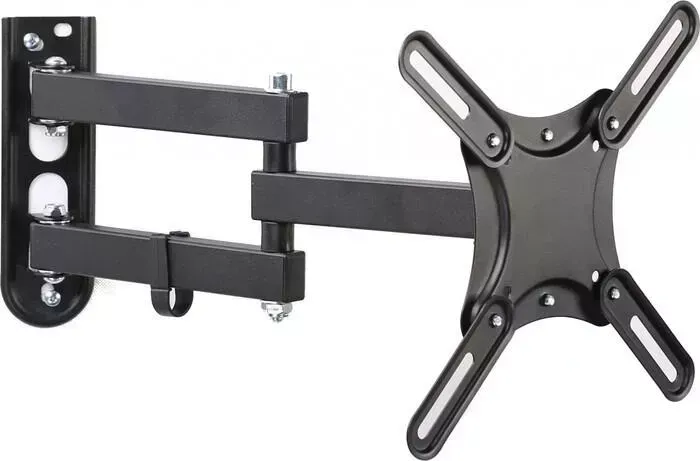 Кронштейн HAMA R1 118154 черный 19&quot;-48&quot; макс.25кг настенный поворотно-выдвижной и наклонный R1 19"-48" и