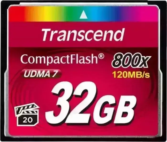 Карта памяти Transcend 32GB Compact Flash 800x (TS32GCF800)