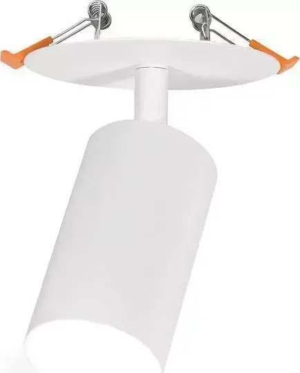 Светильник RITTER 59966 1 встраиваемый Artin, поворотный, цилиндр, 55х100, GU10, аллюминий, белый, и встраиваемые 1 Artin GU10 белый