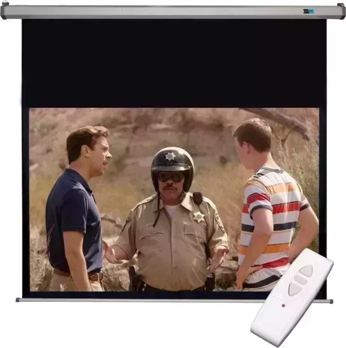 Экран для проектора Sakura S'OK Cinema S'OK SCPSM-266x150FG-GR-ED60 Pro 120'' 16:9 настенно-потолочный, моторизованный, Fiberglass, серый корпус, ED 60см